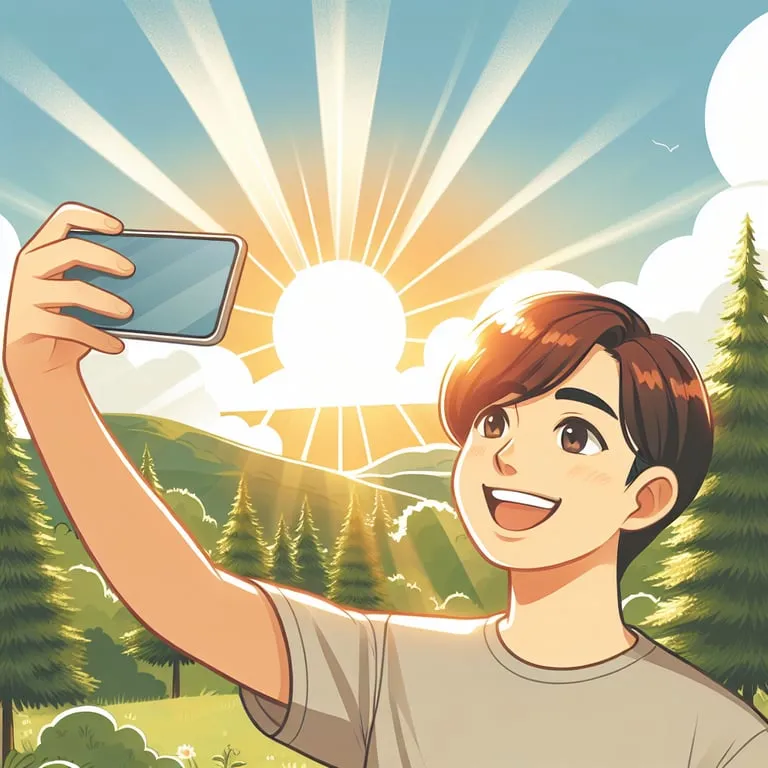 여행 중 셀카의 모든 것! 자연광이 중요하다