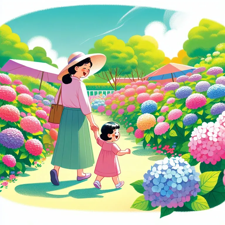 아이와 갈 수 있는 수국 명소